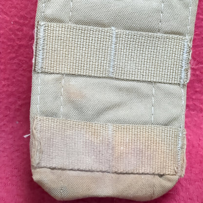 Single Molle Magazine M4 Coyote Pouch Used (34cr-FEB116)