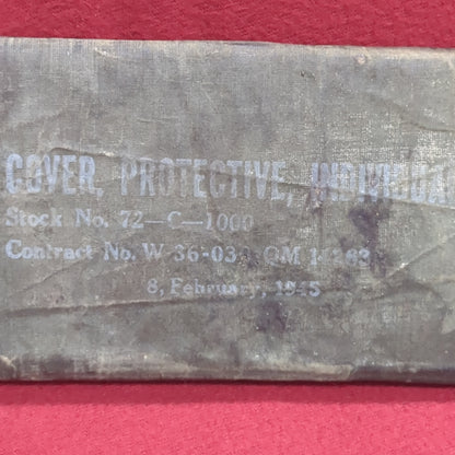 VINTAGE 1945 Individual Protective Cover 72-C-1000 Sealed/Unused (cbrn4 ac03-FEB131)