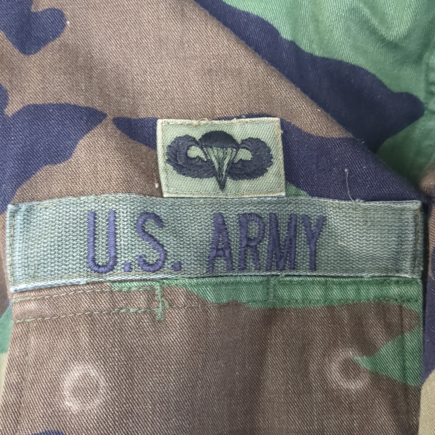 US Army MEDIUM X-LONG Uniform Top Cold Weather BDU Woodland Pattern Used (bdu2-FEB133)