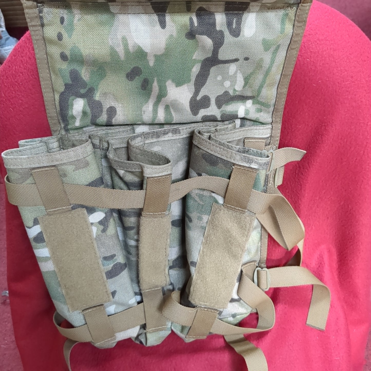 Bulldog Equipment Round/Ammo Holder Bag/Pouch Multicam Used (bag2-FEB146)