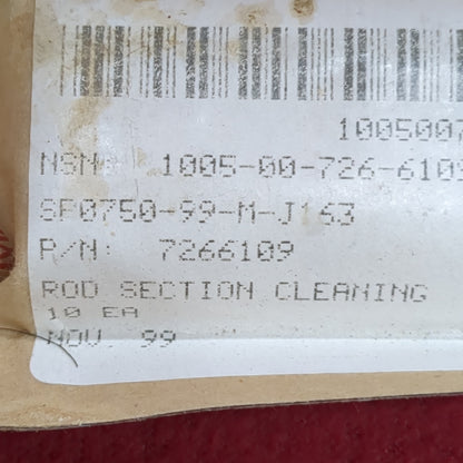 NOS Rod Cleaning Section Gun Cleaning Kit Sealed 6109 (ga-FEB149)