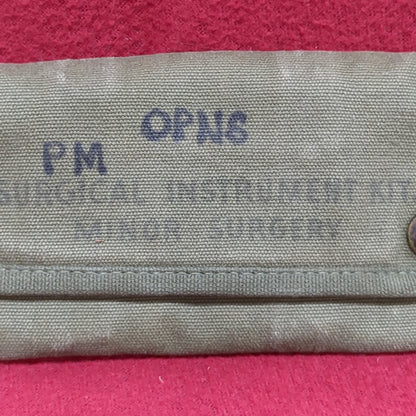 Vintage USA Army Surgical Instrument kit Minor Surgery Field Kit Used   (ifak2-FEB155)