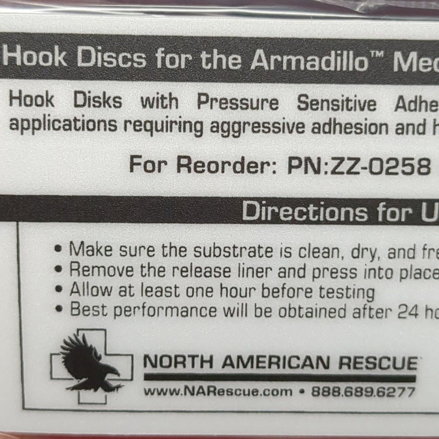 NAR Armadillo Medication Storage Case North American Rescue Pelican W/ Hook Discs (ifak-FEB161)