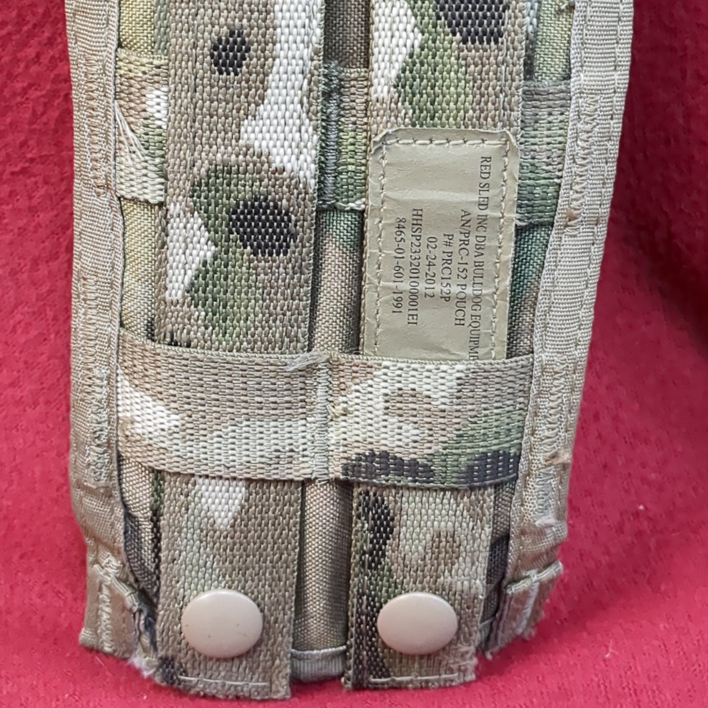 Bulldog JTAC MultiCam AN/PRC-152 Radio Pouch Excellent Condition (34cr-FEB173)