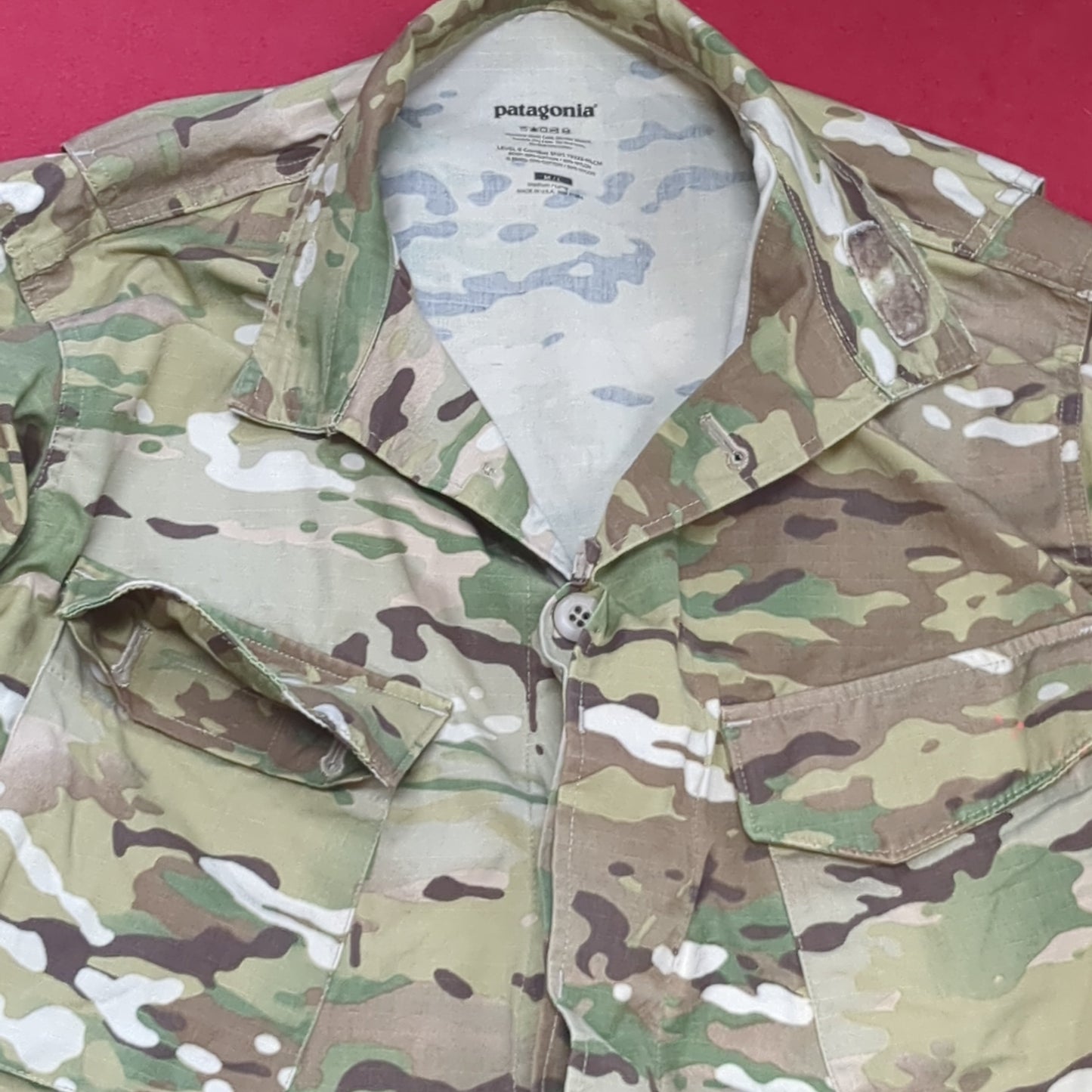 Patagonia Combat Shirt 19222-MLCM Top Shirt Medium/ Long OCP L9 Level 9 Excellent Condition (OCP1- fa19-ALP01)