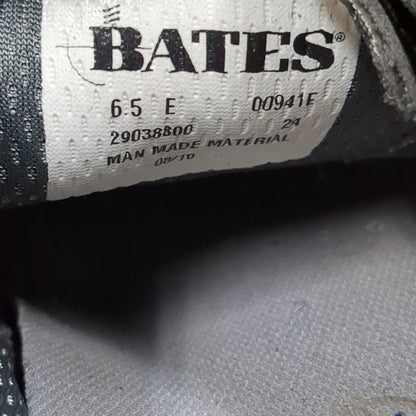 BATES Military High Gloss Black Oxford Dress Shoes 6.5 E Used (39cr- cb12-MAR15)