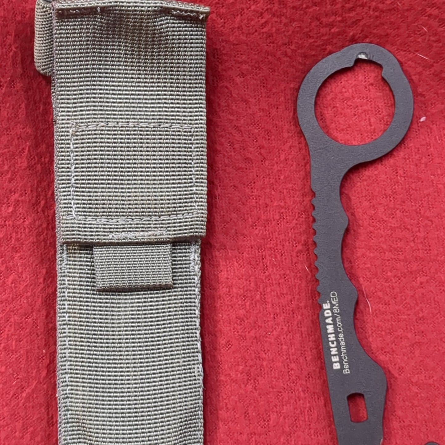 Benchmade Seatbelt Strap Cutter with Clips & Pouch (34cr-MAR46)