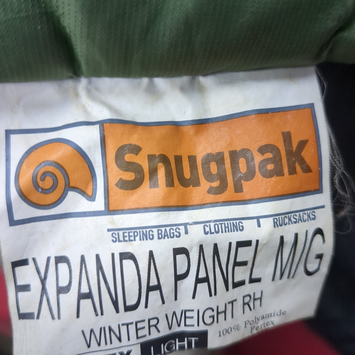 Snugpak 3 Merlin Black W/ Expanda Panel Green Granite Gear Compression Sack Used *sb1-MAR76*