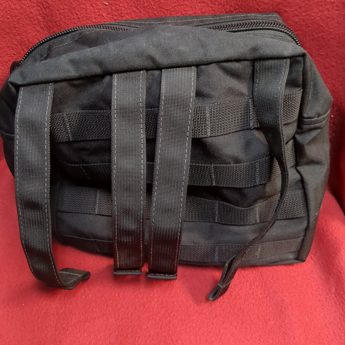 Utility Pouch/Admin Large Black Used *34cr-MAR80*