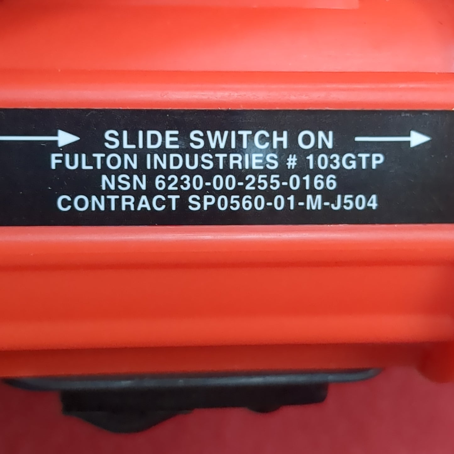 NOS Fulton Industries 103 GTP 0166 (j09-MAR84)