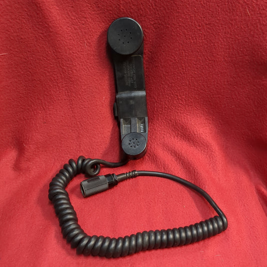 VINTAGE US Army Sonetronics H250-U 5 pin Handset Microphone W/Volume Control Used (com2-MAR92