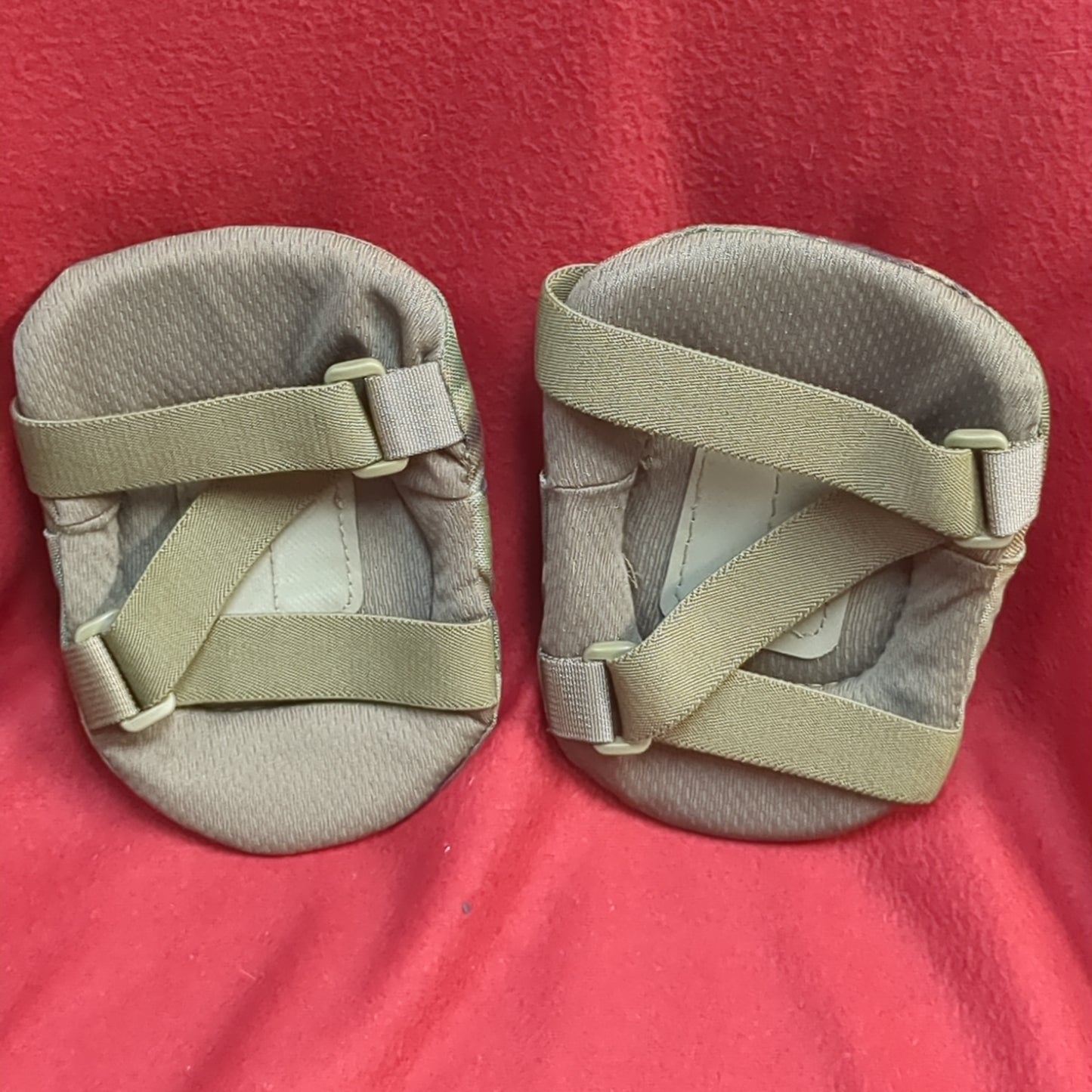 SET of US Army Elbow Pads Ripple OCP Camouflage Excellent Condition (25O-ALP08)