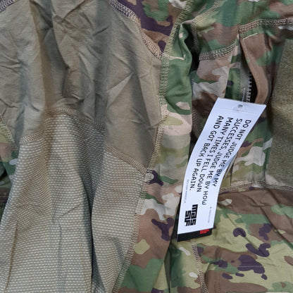 NWT US Army Large 1/4 Quarter Zip Type 2 Combat OCP Multicam FRAC Top Shirt *fa06-ALP30*