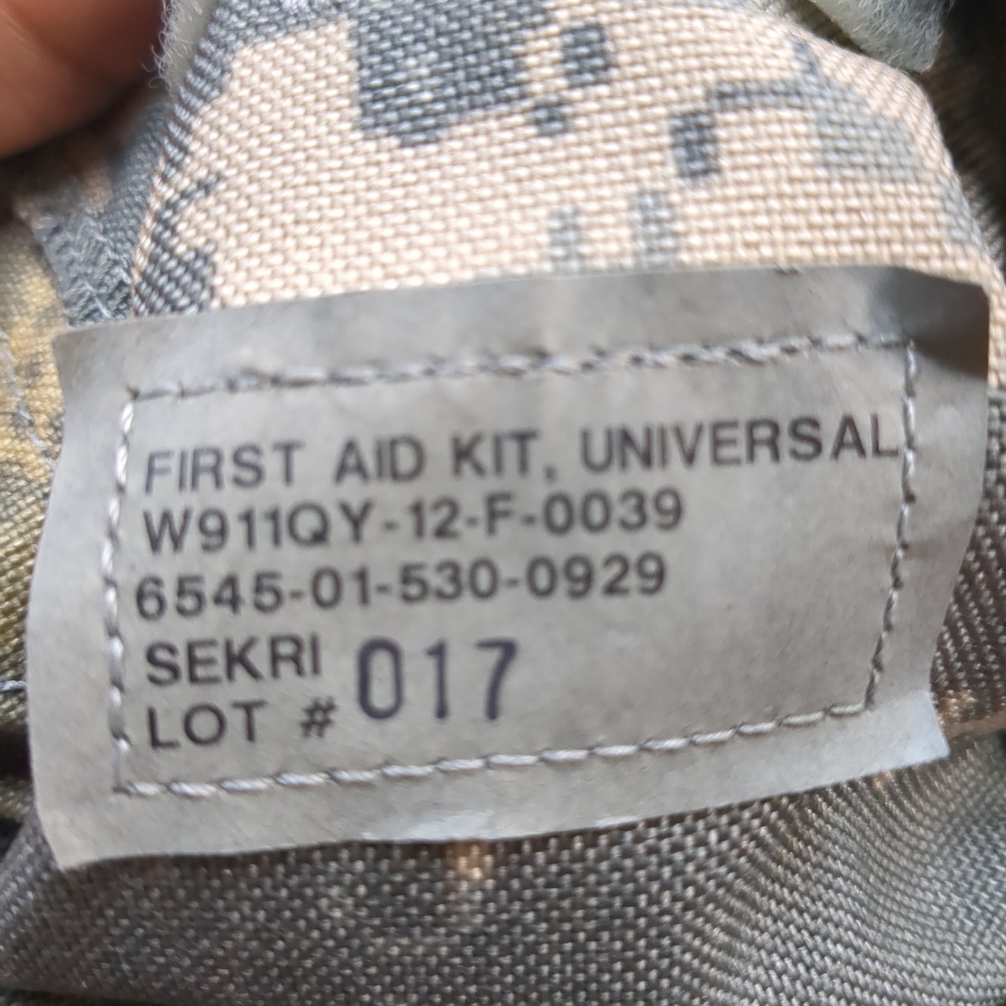 US Army ACU Emergency First Aid Kit IFAK Pouch Kit (IFAK2-ALP49)