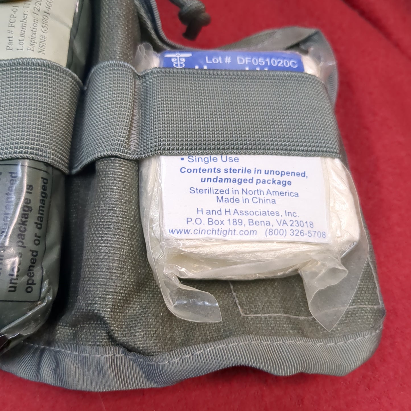 US Army ACU Emergency First Aid Kit IFAK Pouch Kit (IFAK2-ALP49)