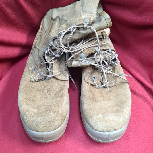 BELLEVILLE Desert Coyote Combat Boots 9.5 R AHWC 18-D-1001 Used (hc02-ALP51)