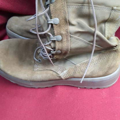 BELLEVILLE Desert Coyote Combat Boots 9.5 R AHWC 18-D-1001 Used (hc02-ALP51)