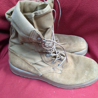 BELLEVILLE Desert Coyote Combat Boots 9.5 R AHWC 18-D-1001 Used (hc02-ALP51)