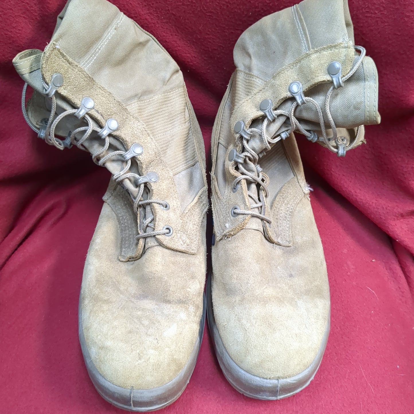 BELLEVILLE Desert Coyote Combat Boots 10 R AHWC 18-D-1001 Used (hc02-ALP55)