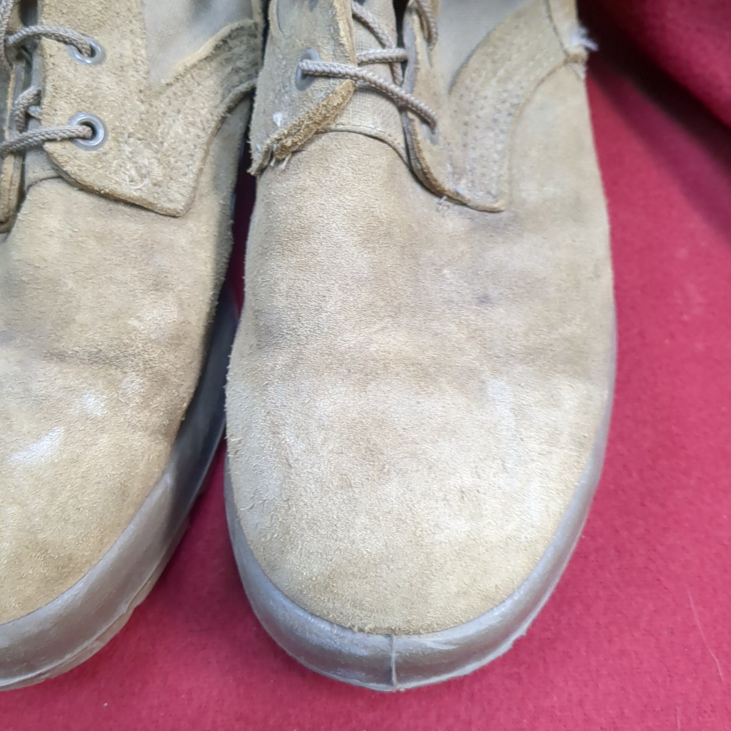 BELLEVILLE Desert Coyote Combat Boots 10 R AHWC 18-D-1001 Used (hc02-ALP55)