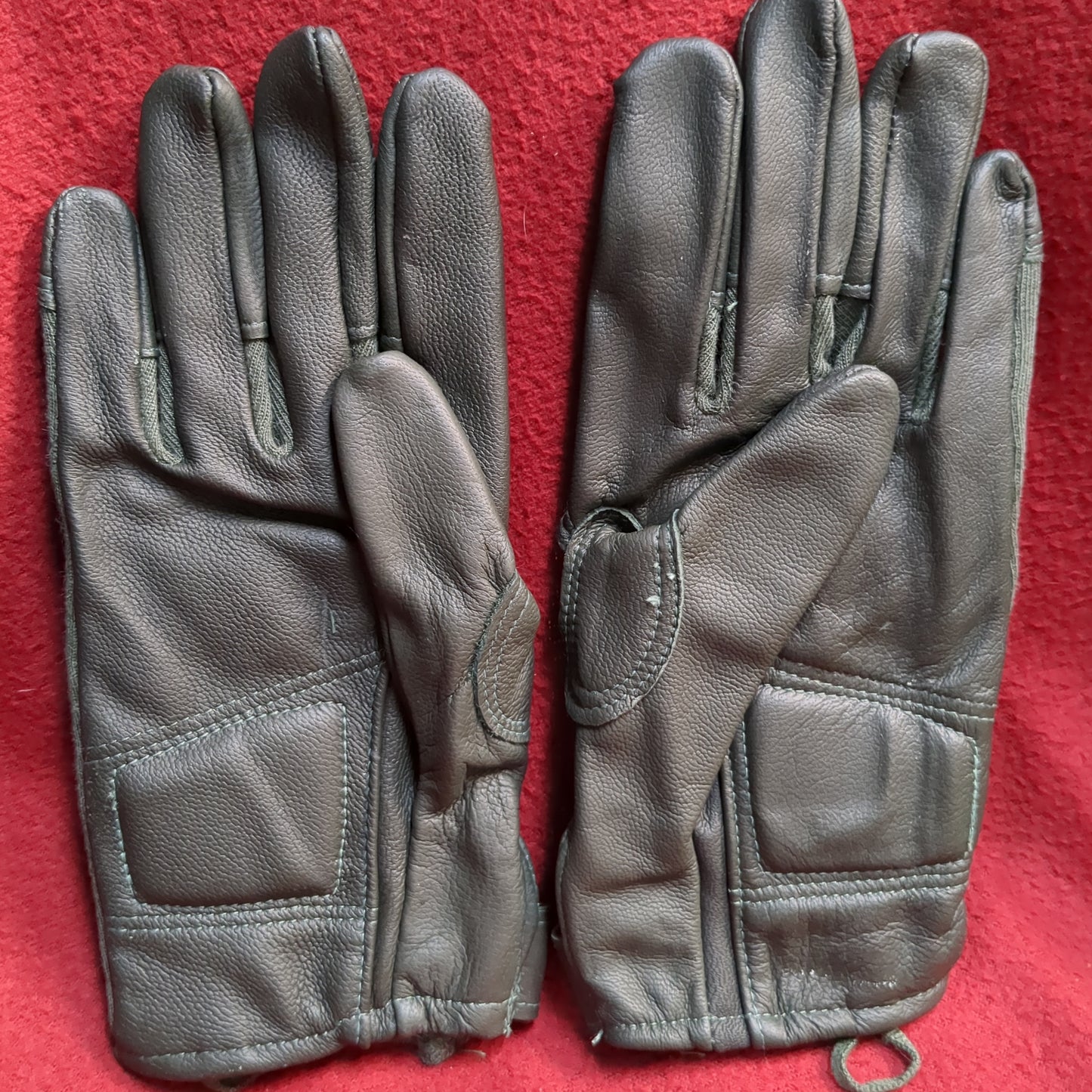 NOS Set of US Army Small HWI Goatskin Kevlar Hot Weather Combat Gloves (40cr- cb2-ALP58)