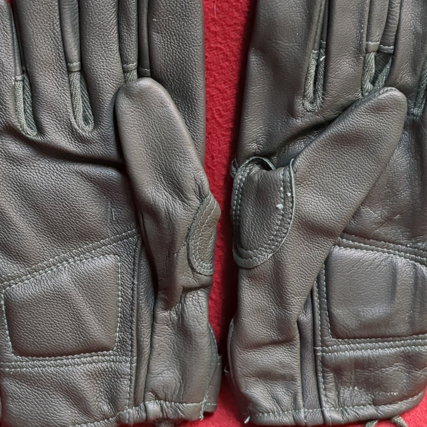 NOS Set of US Army Small HWI Goatskin Kevlar Hot Weather Combat Gloves (40cr- cb2-ALP58)