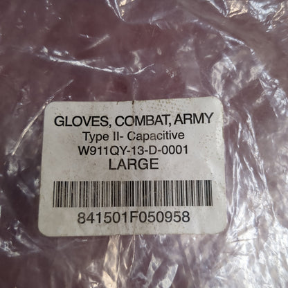 NOS Set of US Army Large HWI Goatskin Kevlar Hot Weather Combat Gloves (ALP95)