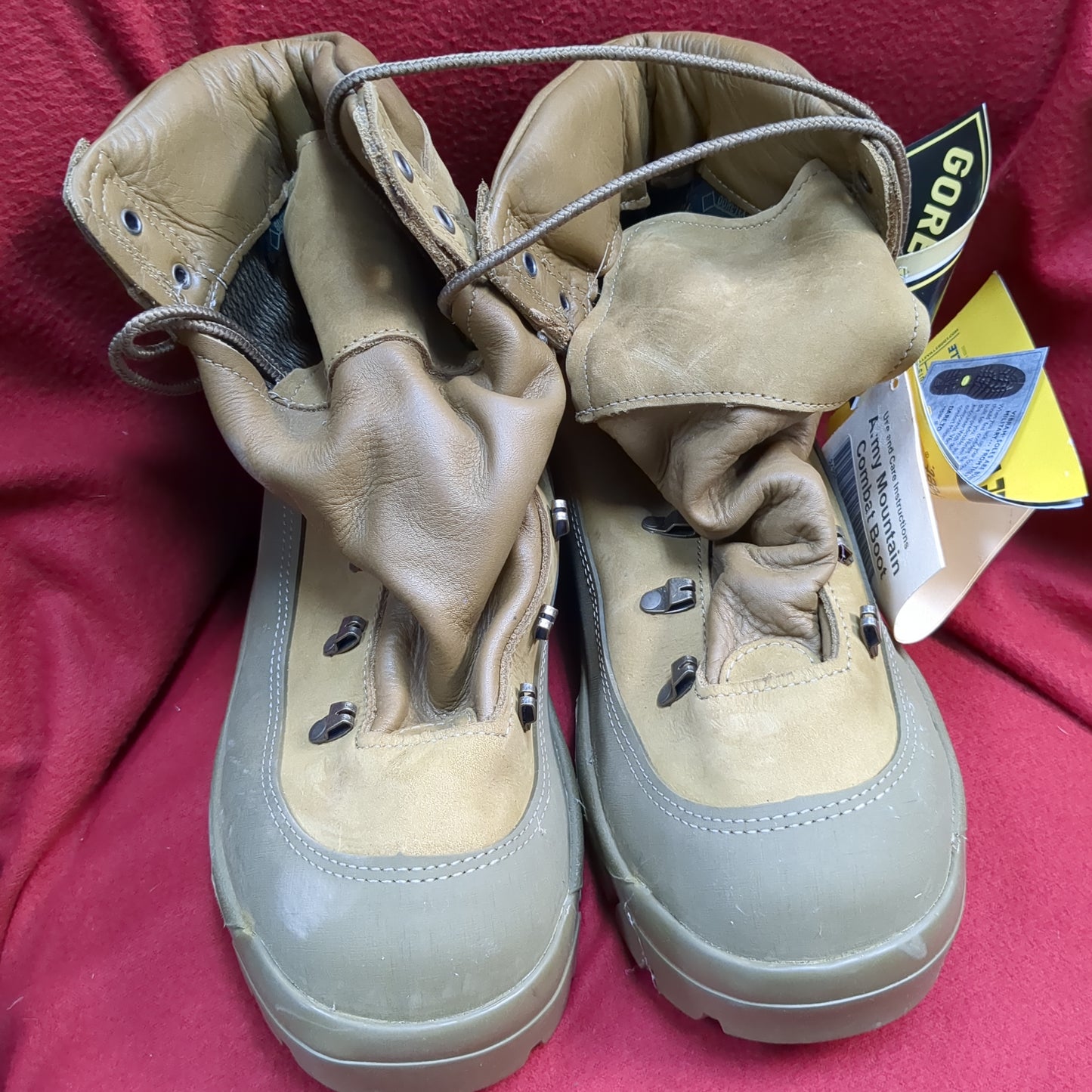 NOS US Army Belleville 11 W Deployment Mountain Goretex Combat Boots (hc02-ALP61)