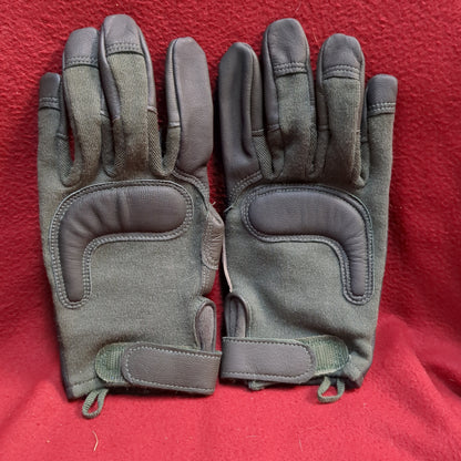 Set of US Army Medium HWI Goatskin Kevlar Hot Weather Combat Gloves Used (40cr- cb2-ALP67)