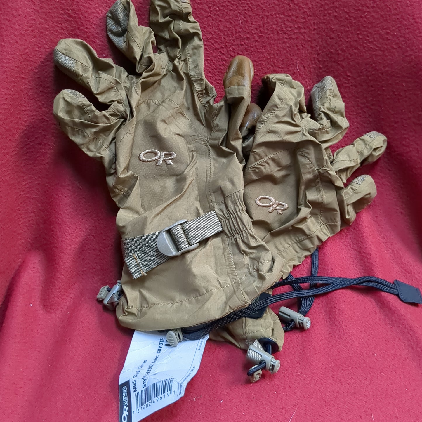 NWT Outdoor Research MGS Shell Gloves Medium Coyote (40cr- cb2-ALP71)