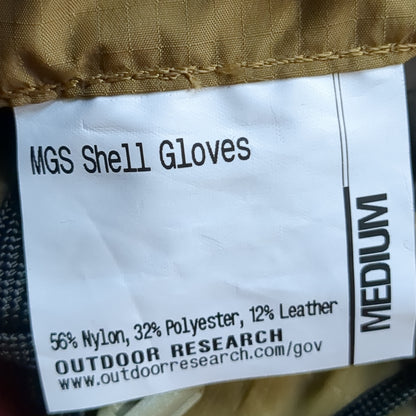 NWT Outdoor Research MGS Shell Gloves Medium Coyote (40cr- cb2-ALP71)