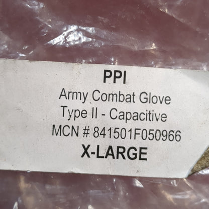 Set of US Army X-Large HWI Goatskin Kevlar Hot Weather Combat Gloves Used (40cr- cb2-ALP88)