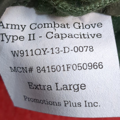 Set of US Army X-Large HWI Goatskin Kevlar Hot Weather Combat Gloves Used (40cr- cb2-ALP88)