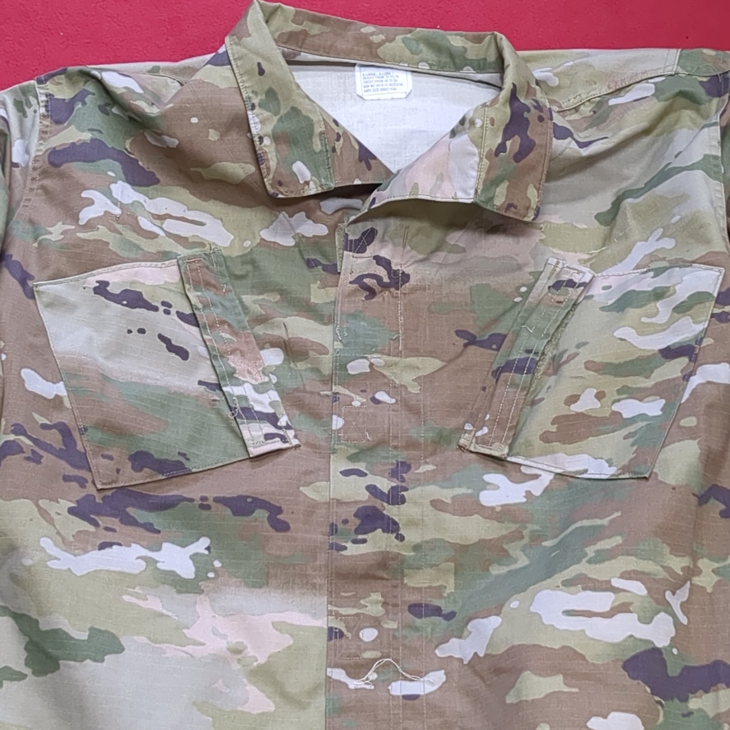 US Army X-Large/X-Long Traditional OCP Uniform Top Air Force Excellent Condition (ocp3- fa17-ALP96)