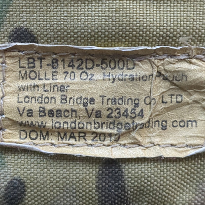 LBT Multicam Modular 70oz Hydration Pouch W/ Bladder London Bridge Tactical Military (08o-YAM08)