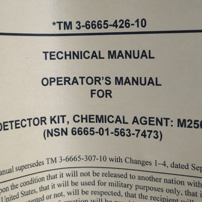 CBRN Chemical Detector Bundle W/ Accessories ACU / UCP Sealed (12cc-YAM10)