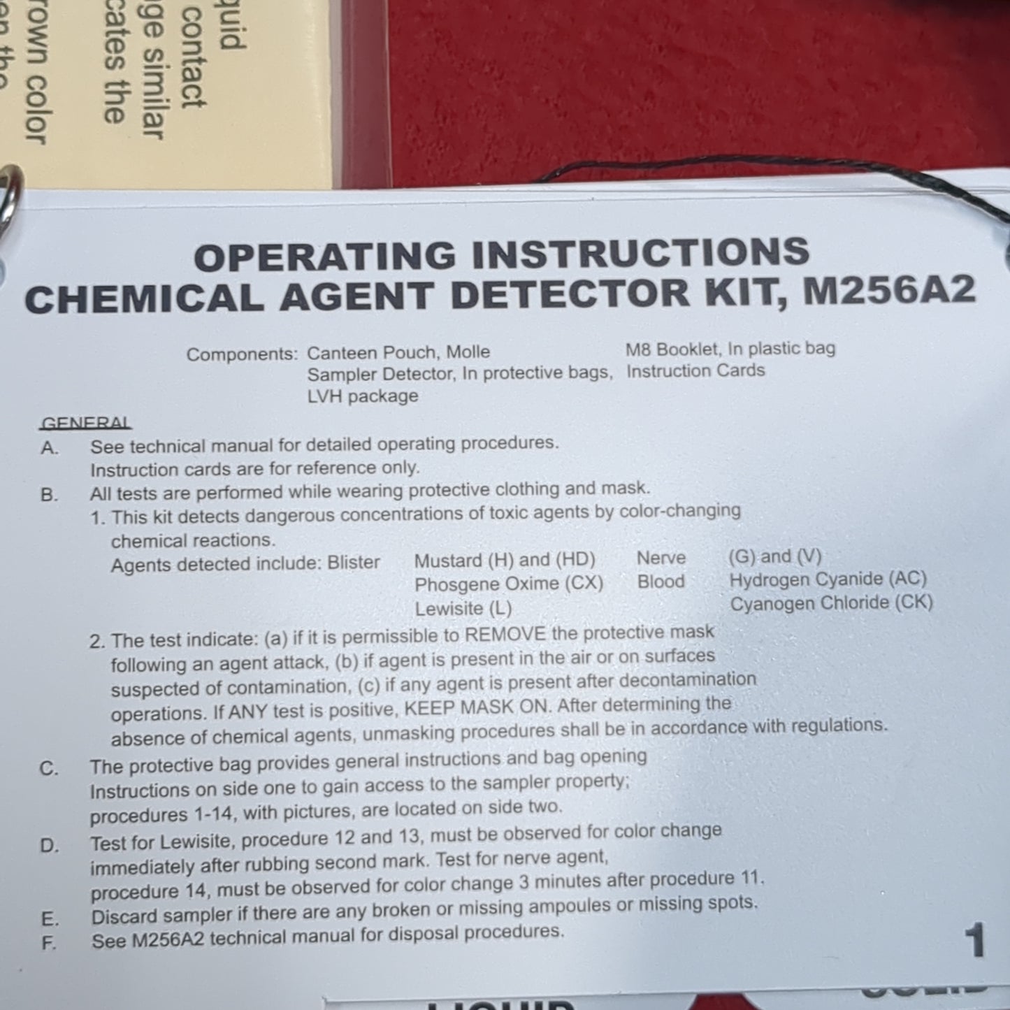 CBRN Chemical Detector Bundle W/ Accessories ACU / UCP Sealed (12cc-YAM10)