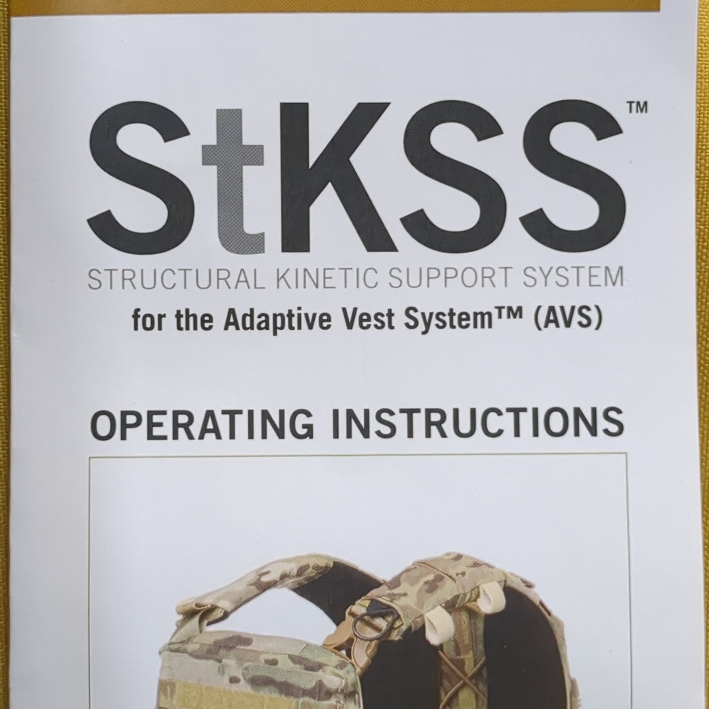 New Crye Precision AVS Structural Kinetic Support System StKSS - L Multicam OCP (11n-yam21)