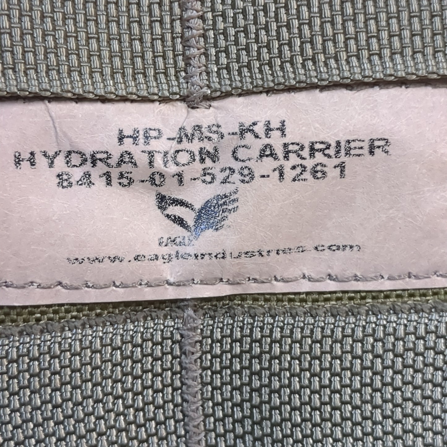 UNUSED Eagle Industries Khaki Hydration Carrier HP-MS-KH (34cr-yam48)