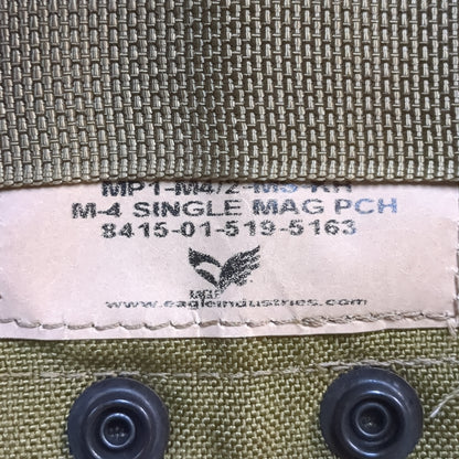 UNUSED Eagle Industries Khaki Molle Single Magazine Pouch (34cr-yam34)