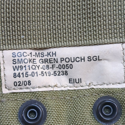 UNUSED Eagle Industries Khaki Molle Smoke Grenade Pouch (34cr-yam31)