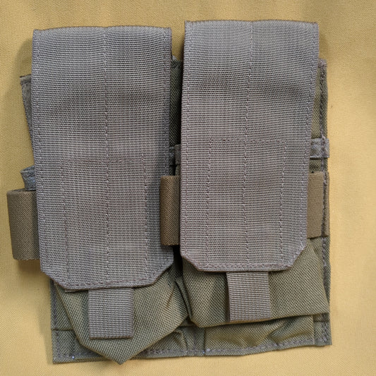 UNUSED Eagle Industries Khaki Molle Double Magazine Pouch (34cr-yam38)