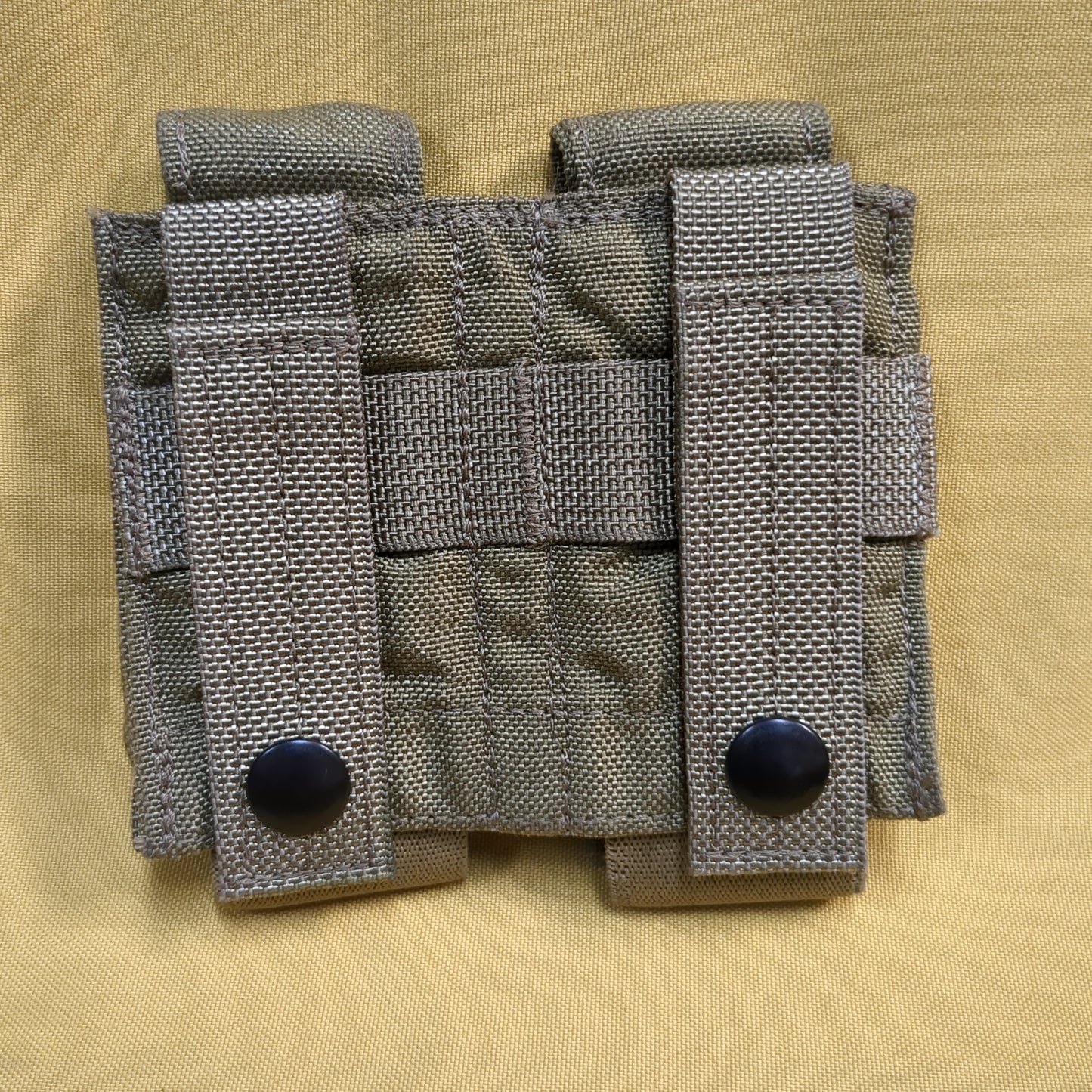 Lot of 2 - Eagle Industries Khaki Molle Double 40MM Pouch (34cr-yam42)