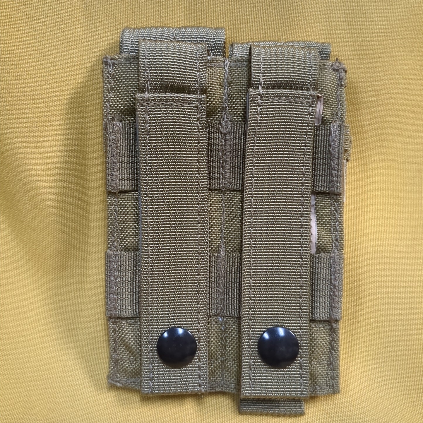 Lot of 2 - UNUSED Eagle Industries Khaki Molle Double Magazine Pouch (32cr-yam40)