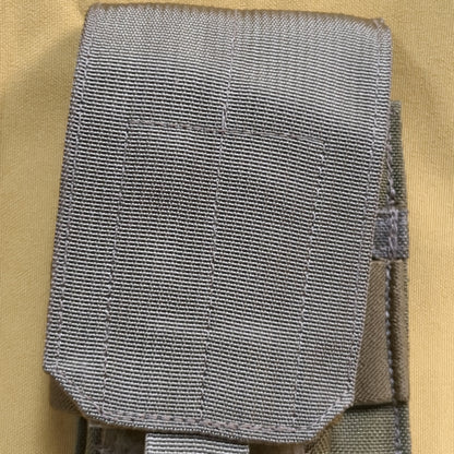 UNUSED Eagle Industries Khaki Molle Double Magazine Pouch (34cr-yam32)