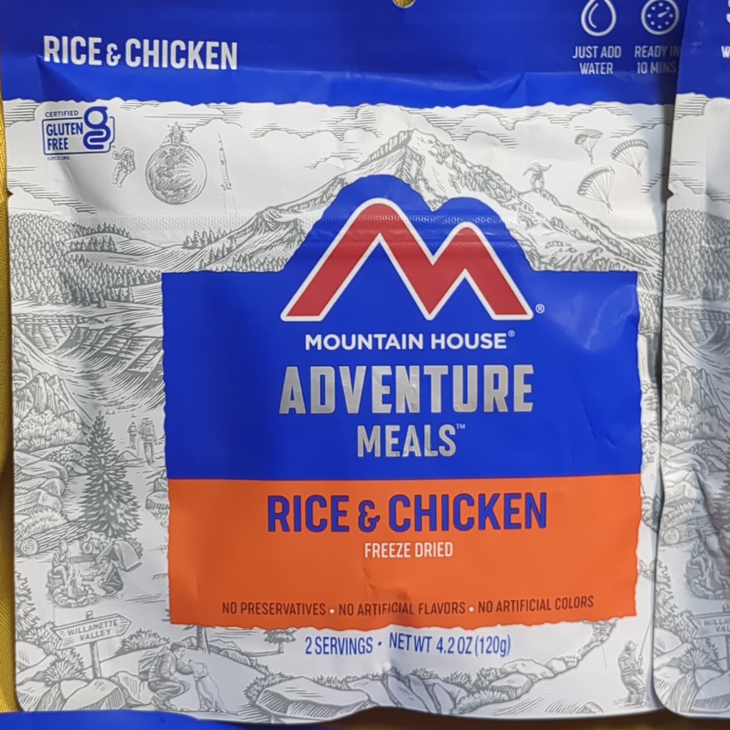 4 Pack Mountain House Adventure Meals EXP- 2053 (gttAM)