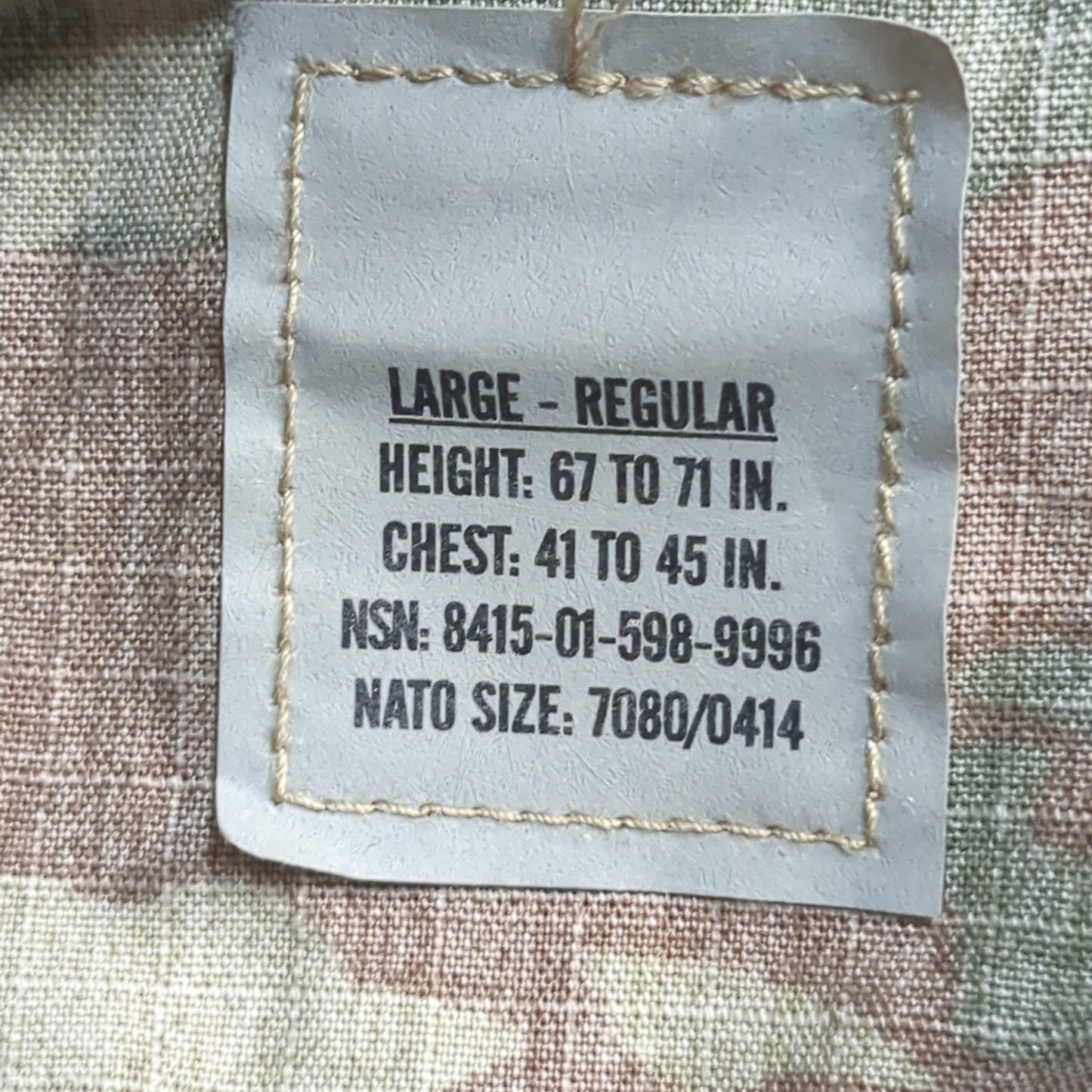 NWT US Army Large Regular OCP Frac Top Jacket (ocp12- ea08-YAM88)