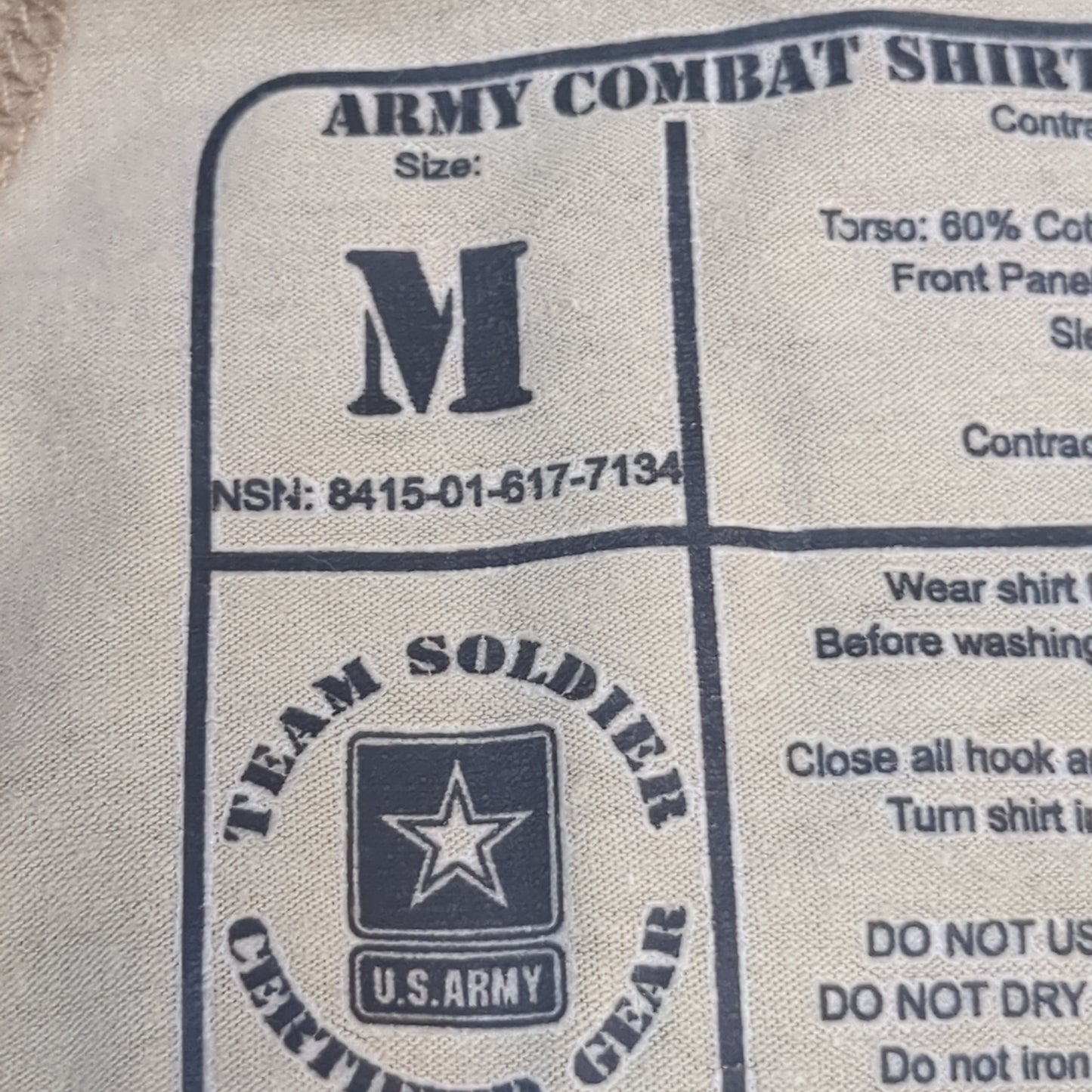 NOS Medium 1/4 Quarter Zip Type 2 Combat OCP Multicam FRAC Top Shirt (fa06-YAM90