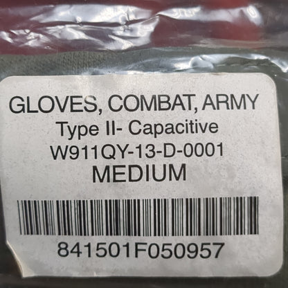 NOS Set of US Army Medium HWI Goatskin Kevlar Hot Weather Combat Gloves (40cr- cb2-YAM92)