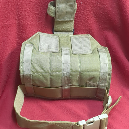 Molle Single Point Leg Panel W911GY-08-F-0090 Coyote Excellent Condition (35cr-YAM102)